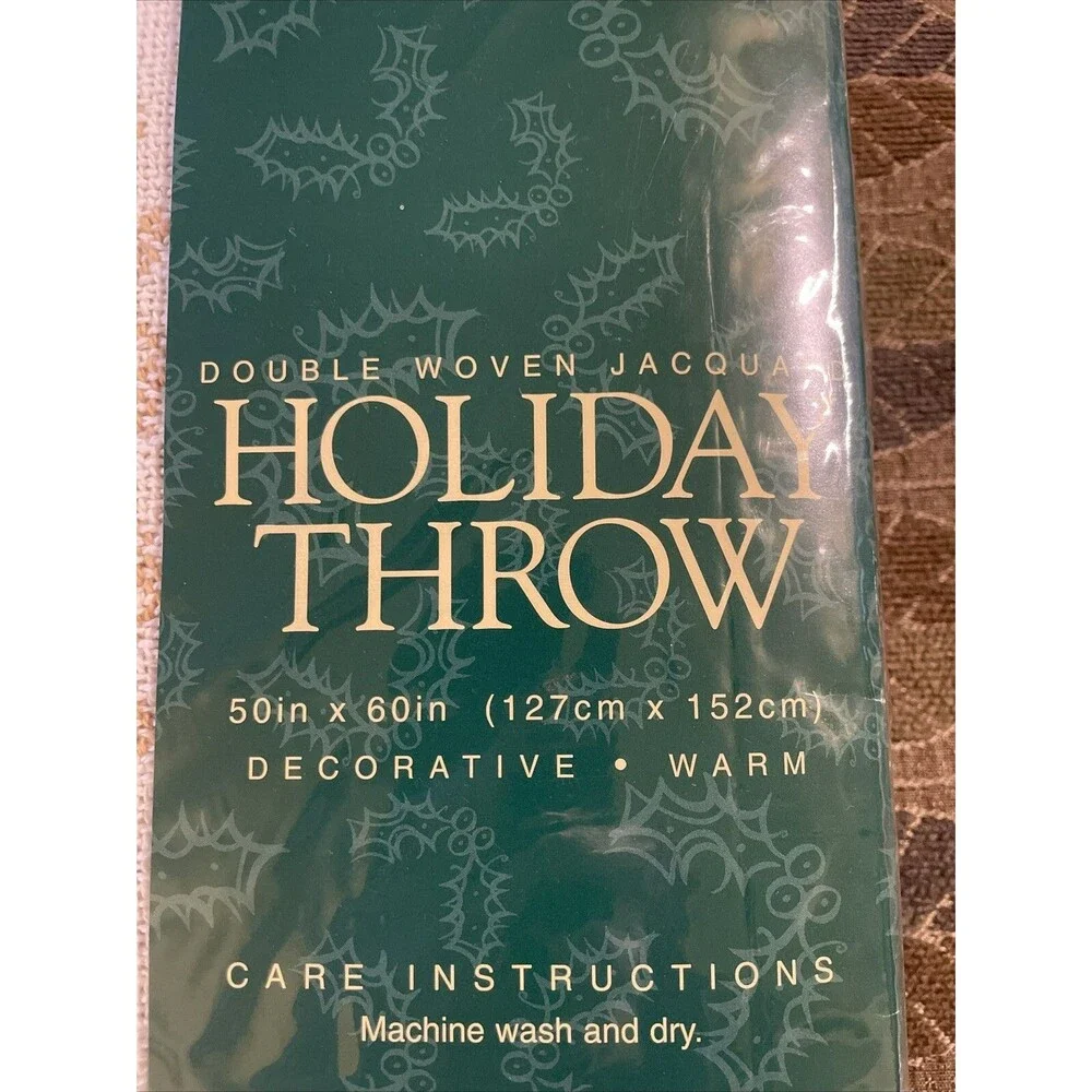 Dayton Hudson NEW Holiday Throw Blanket Angels Snowflakes 50